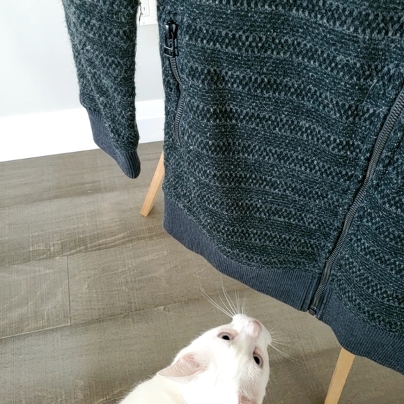 ROOTS Women Black Small Coat Fall - Picture 7 of 7